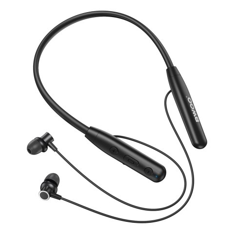 BWOO Bezprzewodowe słuchawki na szyję BW870 Bluetooth 5.3 czarne