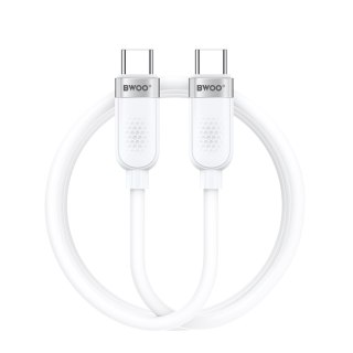 BWOO kabel 100W USB-C/USB-C 1m biały