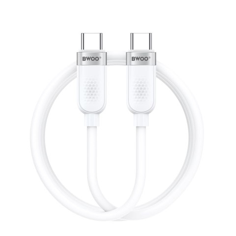 BWOO kabel 100W USB-C/USB-C 1m biały