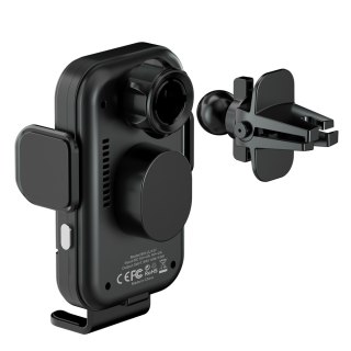 BWOO uchwyt samochodowy automatic z ładowaniem bezprzew 15W ZJ137 1m