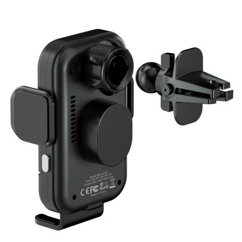 BWOO uchwyt samochodowy automatic z ładowaniem bezprzew 15W ZJ137 1m