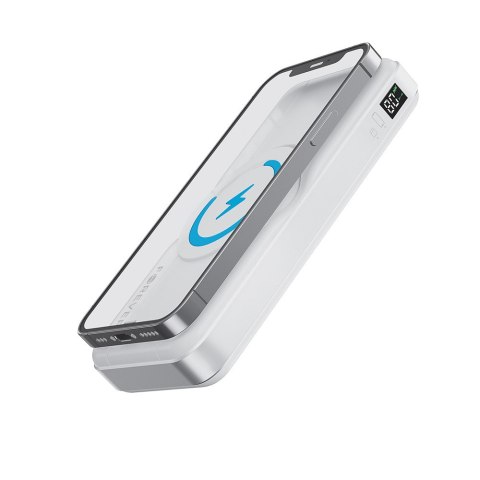 Forever powerbank bezprzewodowy 3w1 MATB-300 10000 mAh biały