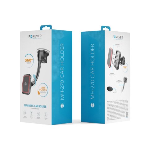 Forever uchwyt samochodowy do szyby MH-27c0 magnetyczny czarny