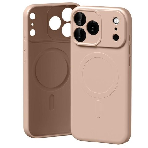 Mercury Semi-Silicon MagSafe iPhone 17 Pro Max (6.9), PINK SAND / PUDROWY RÓŻ