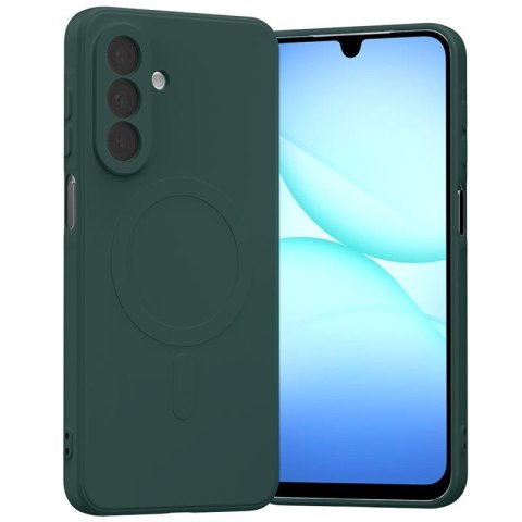 Mercury Semi-Silicon Magsafe Samsung A17 GREEN / ZIELONY