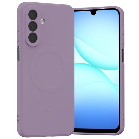Mercury Semi-Silicon Magsafe Samsung A17 LILAC PURPLE / LILOWY FIOLET