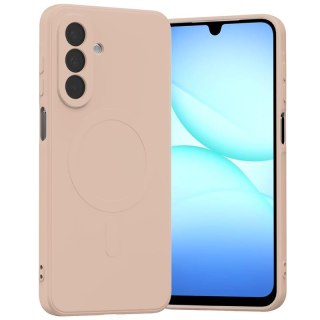 Mercury Semi-Silicon Magsafe Samsung A17 PINK SAND / PUDROWY RÓŻ