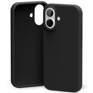 Mercury Silicon Case iPhone 17 (6.1), BLACK / CZARNY