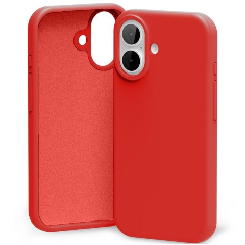 Mercury Silicon Case iPhone 17 (6.1), RED / CZERWONY