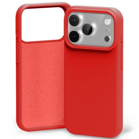 Mercury Silicon Case iPhone 17 Pro (6.3), RED / CZERWONY