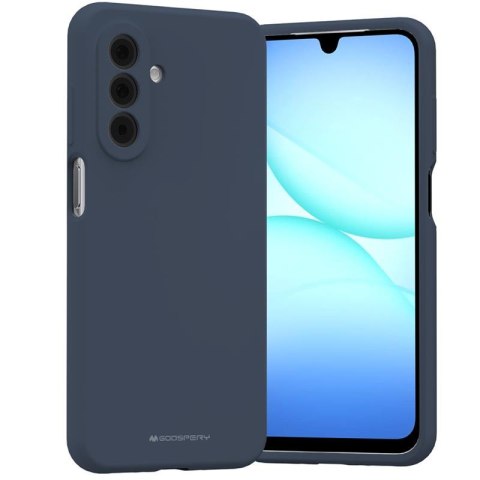 Mercury Silicone Case Samsung A17 NAVY / GRANATOWY