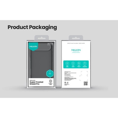 NILLKIN super frosted shield PRO IPHONE 17 AIR TRANSPARENT BLACK / PRZEŹROCZYSTY CZARNY