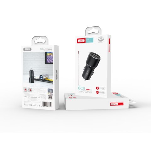 XO ładowarka samochodowa CC30 2xUSB 2,4A czarna
