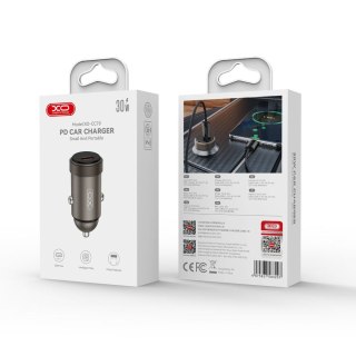 XO ładowarka samochodowa CC70 PD 30W 1xUSB-C CZARNA