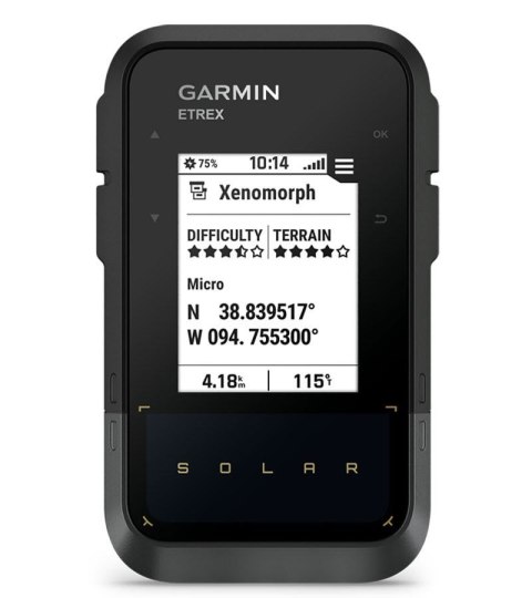Nawigacja turystyczna Garmin eTrex SE GPS Solar Czarny/Szary + Czujnik Garmin HRM Dual