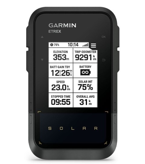 Nawigacja turystyczna Garmin eTrex SE GPS Solar Czarny/Szary + Czujnik Garmin HRM Dual