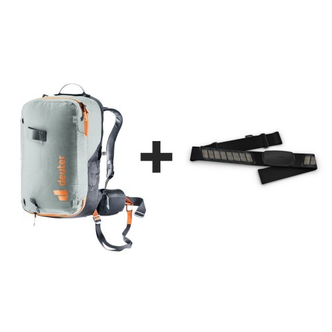 Plecak lawinowy Deuter Alproof Lite 22L + czujnik Garmin HRM Dual, tin/black