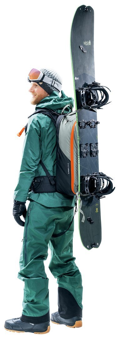 Plecak lawinowy Deuter Alproof Lite 22L + czujnik Garmin HRM Dual, tin/black