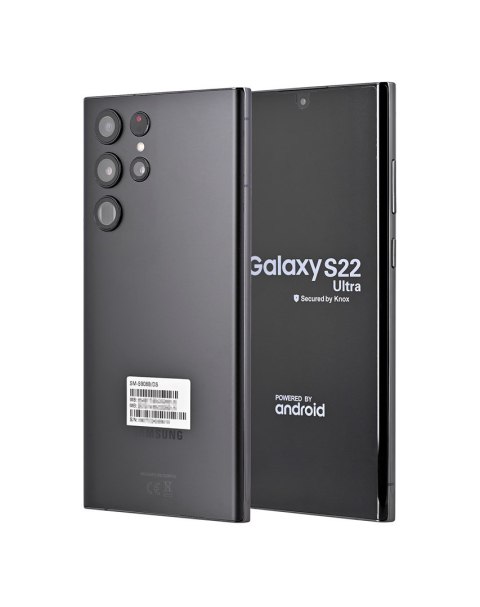 Samsung Galaxy S22 Ultra S908B DS 8/128GB Black (REMADE) 2Y