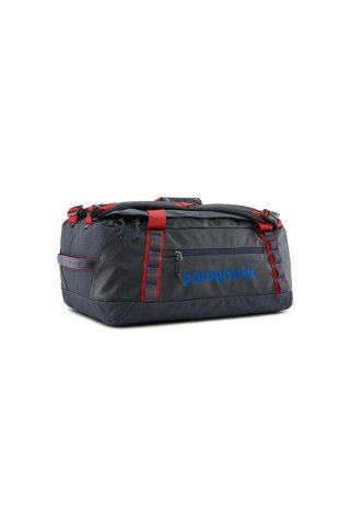 Torba PATAGONIA Black Hole Duffel 40L smolder blue w-amanita red