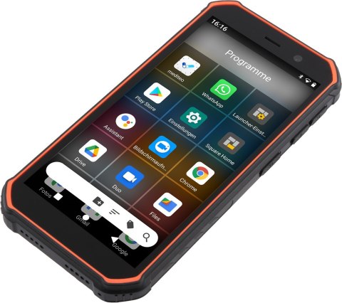 Telefon Olympia TREK 14cm (5.5") Dual SIM Android 10.0 4G USB Type-C 3GB 32GB 5000mAh - Pomarańczowy