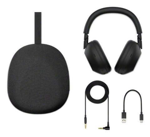 Sony WH-1000XM6 Zestaw słuchawkowy Przewodowy i Bezprzewodowy Opaska na głowę Połączenia/Muzyka/Sport/Codzienność USB Type-C Blu