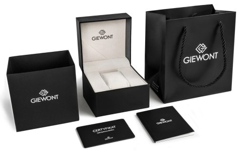 Zegarek Męski Giewont Chronograph Sapphire Srebrno Niebieski GW7290-B3