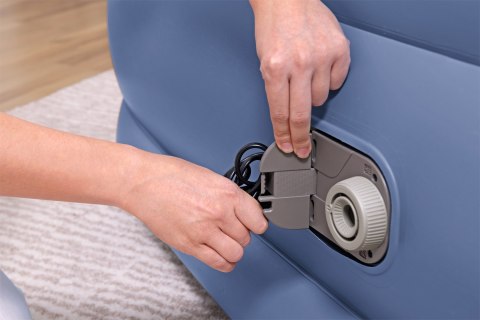 Dmuchany materac Podwójny Bestway 67614 / 23 Niebieski Biały Unisex