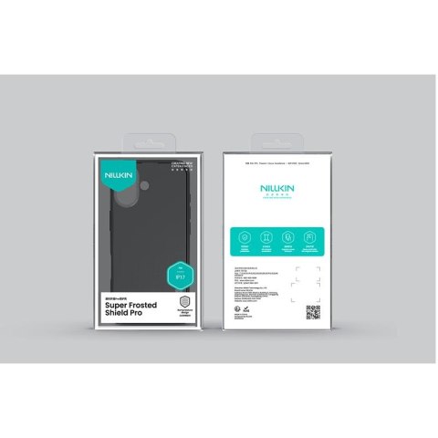 NILLKIN super frosted shield PRO IPHONE 17 TRANSPARENT BLACK / PRZEŹROCZYSTY CZARNY