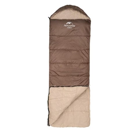 Naturehike Śpiwór turystyczny U350S NH20MSD07 - COFFEE - prawy