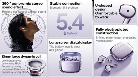 Słuchawki Bluetooth REMAX TWS W35 BLACK Bluetooth 5.4