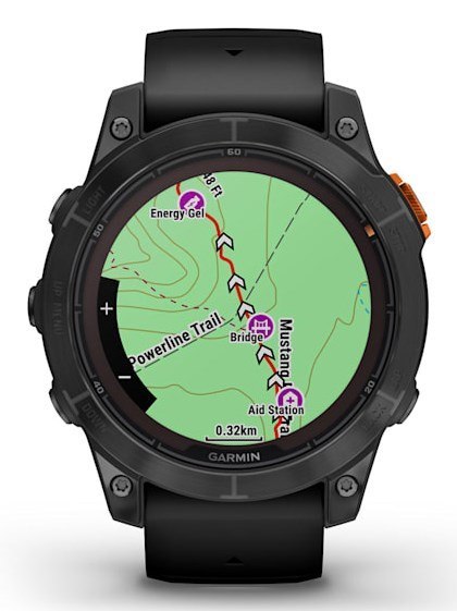 Zegarek sportowy Garmin Fenix 7 Pro Solar, czarny