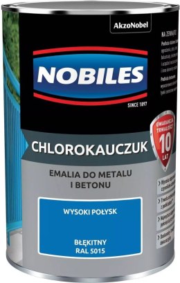 EMALIA CHLOROKAUCZUKOWA NIEBIESKI BŁĘ RAL 5015 0.9L NOBILES