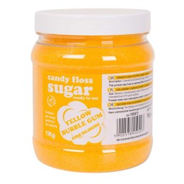 Kolorowy cukier do waty cukrowej żółty o smaku gumy balonowej 1kg GSG24