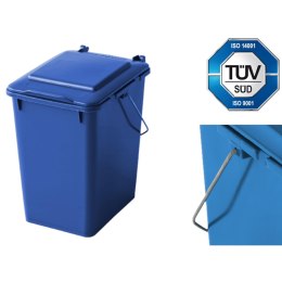 Kosz pojemnik do segregacji sortowania śmieci i odpadków - niebieski 10L Europlast Austria