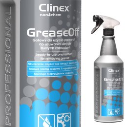 Odtłuszczacz środek do usuwania silnych tłustych zabrudzeń CLINEX GreaseOff 1L Clinex