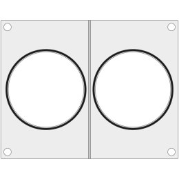 Matryca forma do zgrzewarki Hendi na dwa pojemniki na zupę śr. 115 mm - Hendi 805633 Hendi