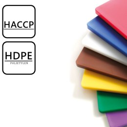 Deska kuchenna do krojenia HACCP HDPE dla alergików 45x30cm fioletowa - Hendi 825570 Hendi