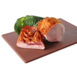 Deska do krojenia HACCP do mięsa i wędlin 450x300mm brązowa - Hendi 825556 Hendi