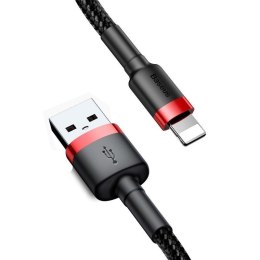 Kabel Baseus CALKLF-C19 (Lightning M - USB 2.0 M; 2m; kolor czarno-czerwony) Baseus