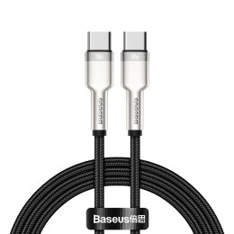 KABEL USB-C DO USB-C BASEUS CAFULE, 100W, 1M (CZARNY) KABEL USB CATJK-C01 Baseus