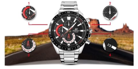 Zegarek Męski CASIO EDIFICE EFV-620D-1A4VUEF + BOX