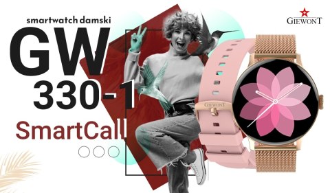 Smartwatch Damski GIEWONT Różowe Złoto GW330-1