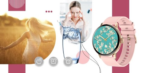 Smartwatch Damski GIEWONT Różowe Złoto GW330-1