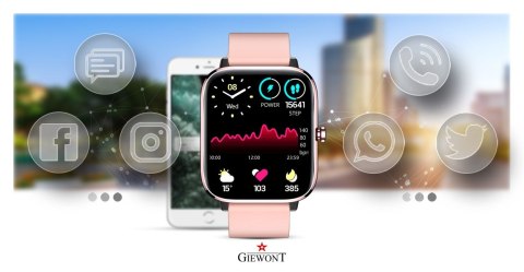 Smartwatch Giewont Różowy GW230-1 