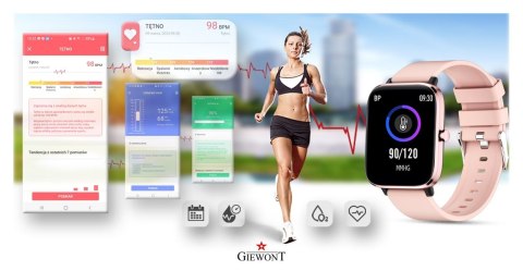Smartwatch Giewont Różowy GW230-1 