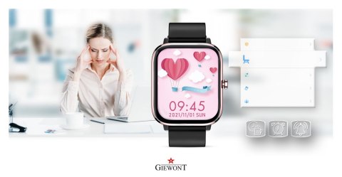 Smartwatch Giewont Różowo-Czarny GW230-3