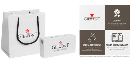 Smartwatch Giewont Różowo-Czarny GW230-3