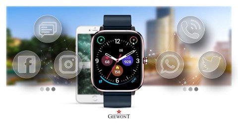 Smartwatch Giewont Różowo-Granatowy GW230-5