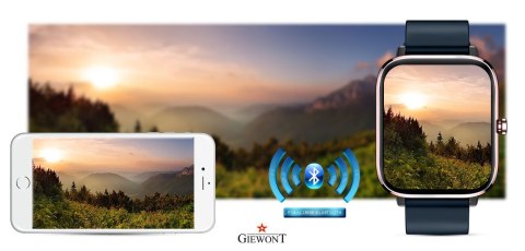 Smartwatch Giewont Różowo-Granatowy GW230-5